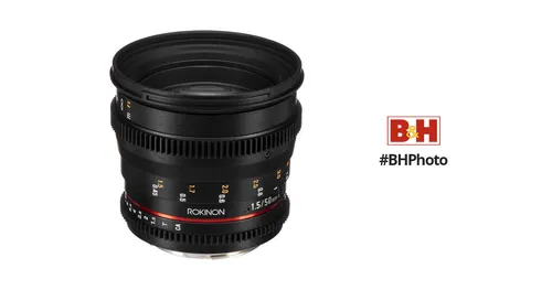 Rokinon 50mm lens (Canon mount)