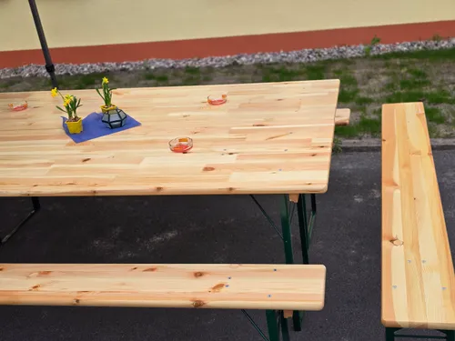 Bierzeltbank 220x25 cm breit