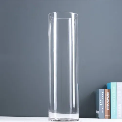 Glass Pillar Candle Holder