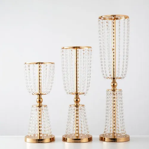 Acrylic Crystal Lead Table Flower Stand