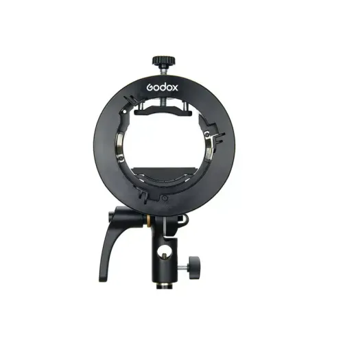 Godox S2-type Speedlite bracket, bowens vaku adapter