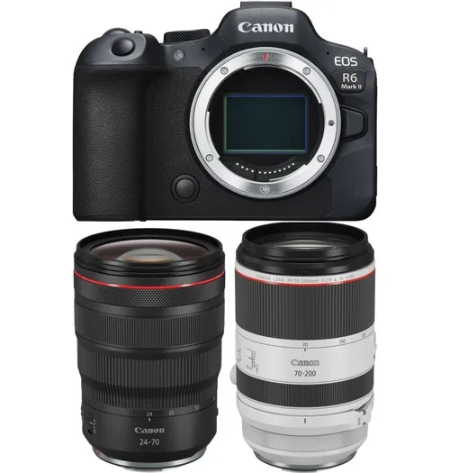 ZOOM SZETT - Canon EOS R6 Mark II + RF 24-70mm/2.8L + RF 70-200mm/2.8L
