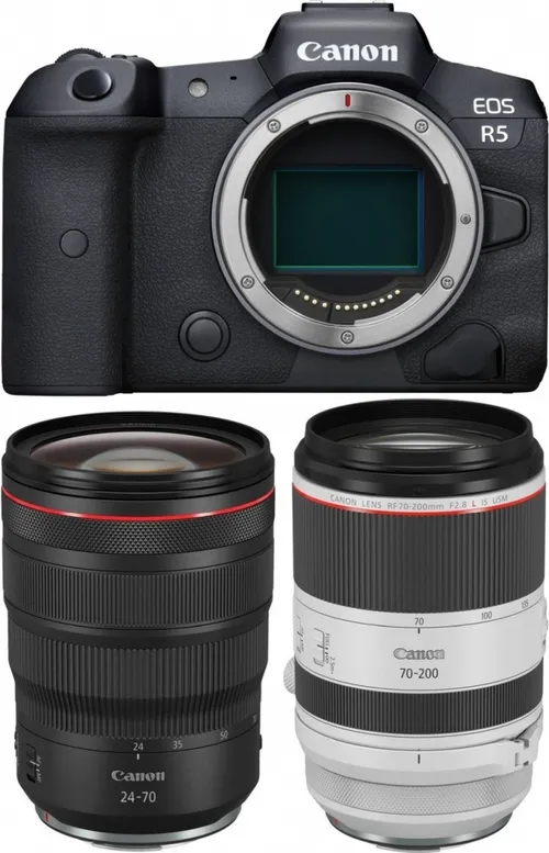 ZOOM SZETT - Canon EOS R5 + RF 24-70mm/2.8L + RF 70-200mm/2.8L