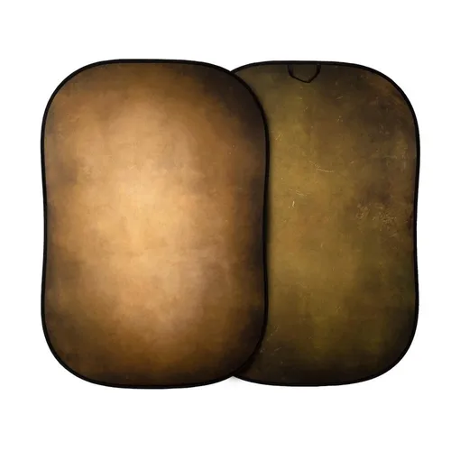 Manfrotto (Lastolite LB5705) 1.5x2.1m összecsukható háttér Dohány/Oliva + LL LB1120 mágneses háttértartó