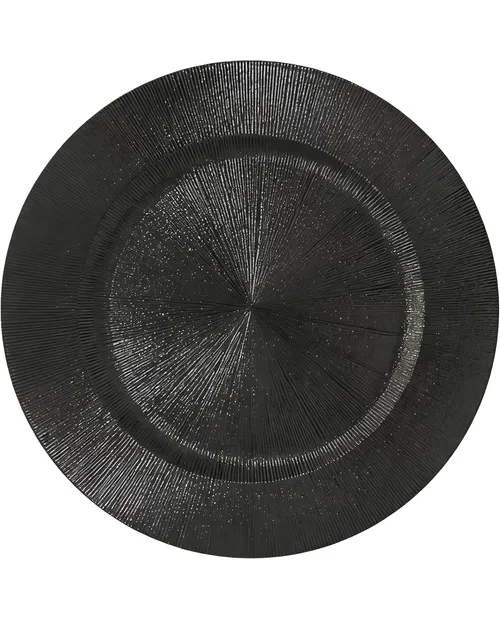 Black Charger Plates