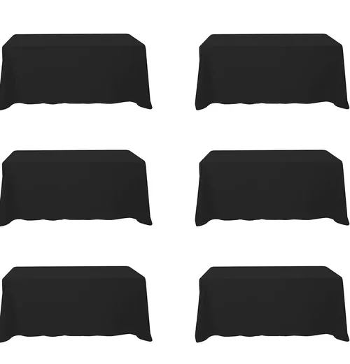 Black Rectangular Tablecloths