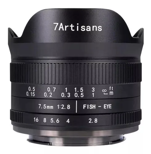 7ARTISANS 7.5mm f2.8 Mark II FISH EYE (sony)- APSC 