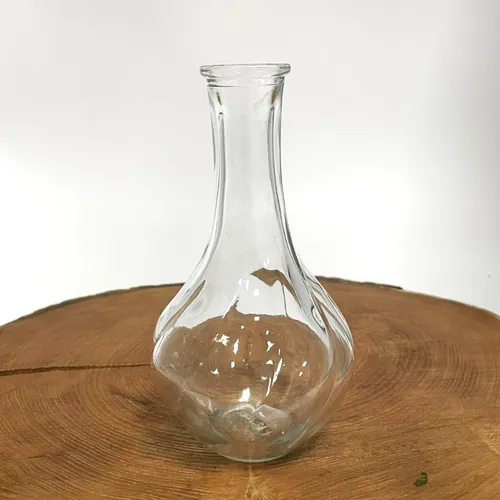 Vase Twisted Clear