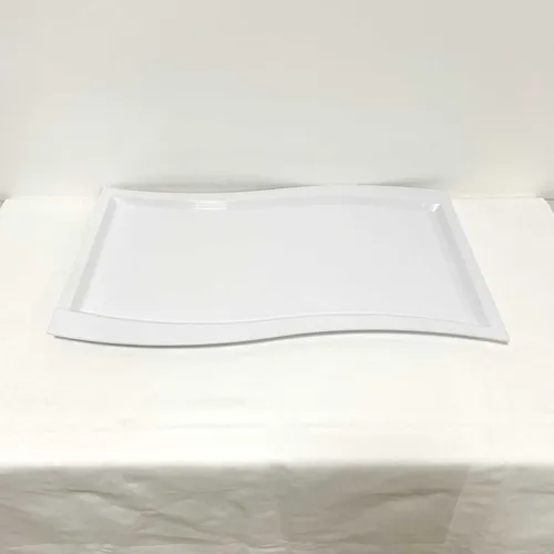 Melamine wavy serving platter