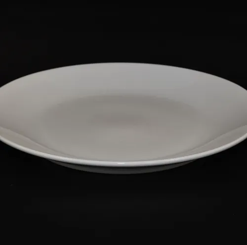 Royal porcelain classic white coupe plate