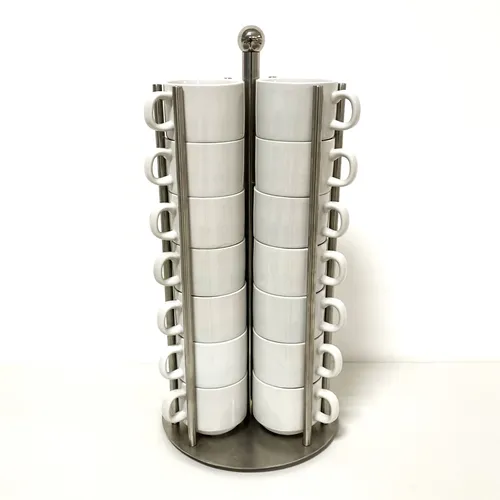 Stacking tea cup holder