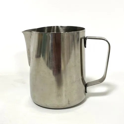 Stainless steel milk jug - large