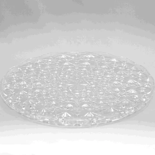 Patterned glass large plate