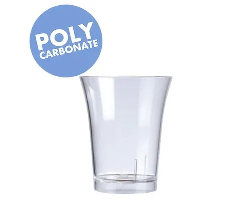Polycarbonate shot glass