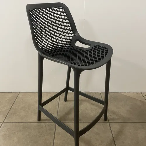 Indoor/Outdoor Bar Stool - Grey