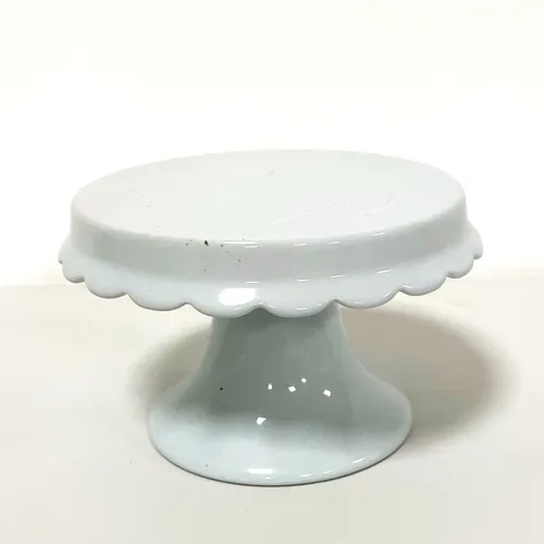 Pale blue cake stand