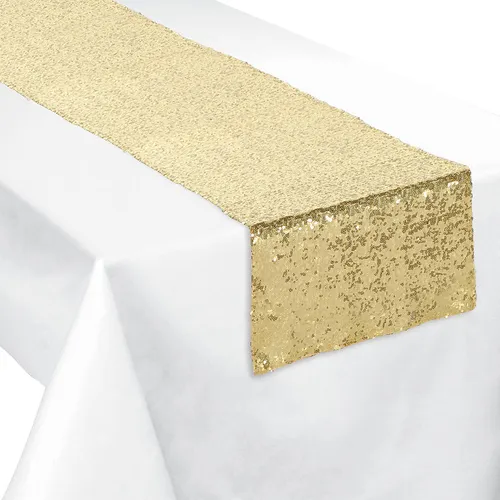 Sequin Table Runner (Gold)