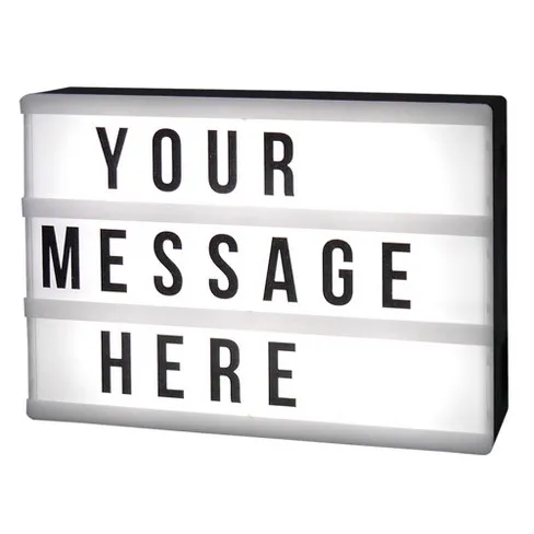 Message Lightbox