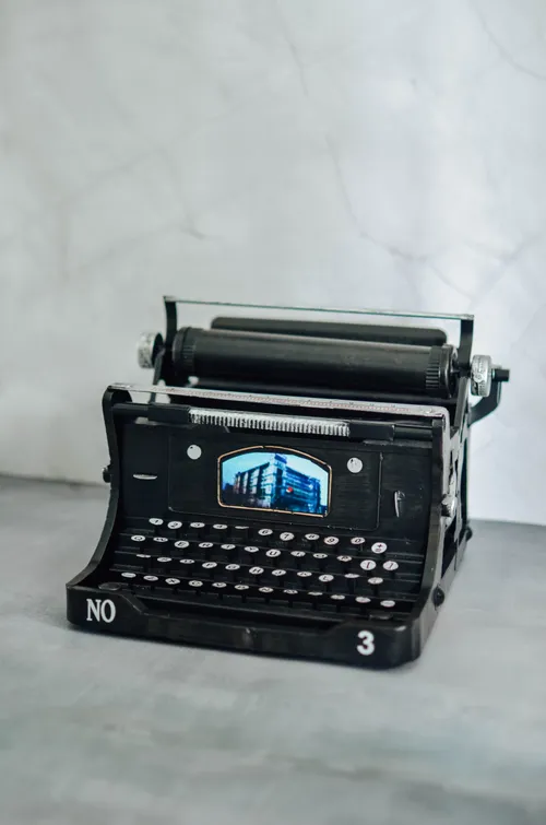 Vintage Black Typewriter