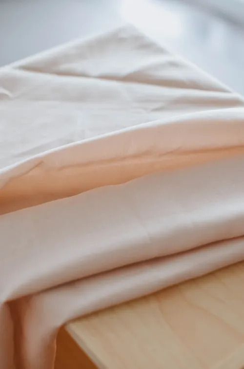 Chiffon Cotton Fabric (Nude)