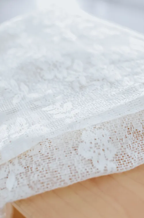 Cotton Lace Fabric (Cream)