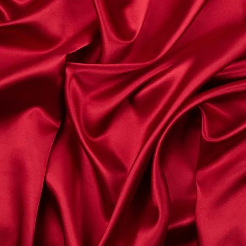 Satin Silk Fabric (Dark Red)