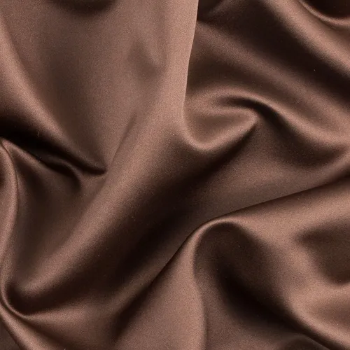 Satin Silk Fabric (Chocolate)
