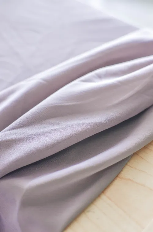 Chiffon Cotton Fabric (Dusty Purple)