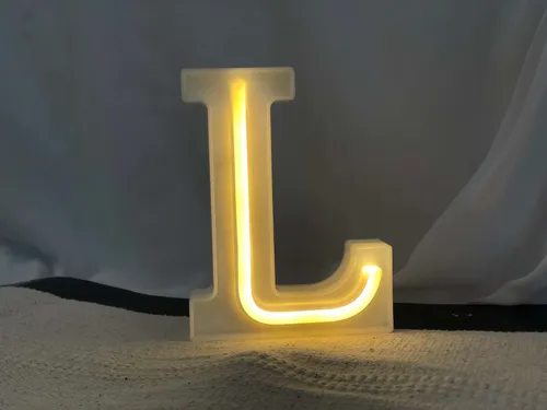Letter L - LED 