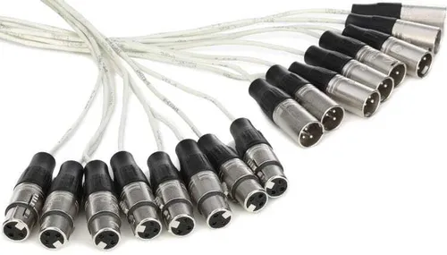 8 Channel XLR Male to XLR Female 10 Foot Snake