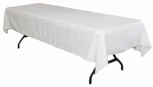 3.2m White Tablecloth (To Fit 2.4m Trestle table)