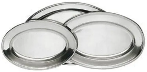 Small Oval Stainless Steel Platter