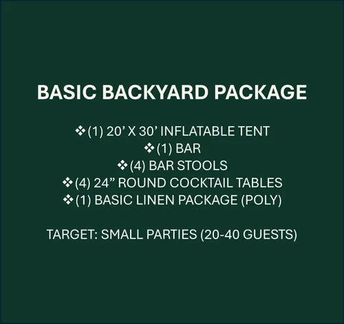 Basic Backyard Package ($895)