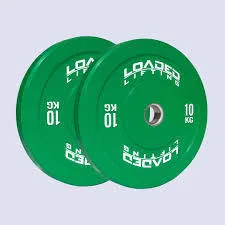 Loaded Lifting Bumper Plates set