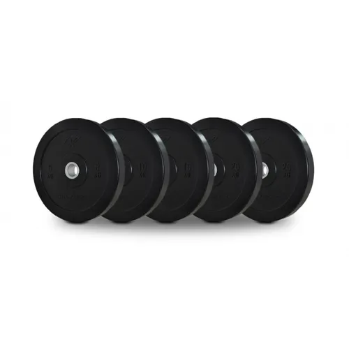 Black Olympic Bumper Plates 100kg set