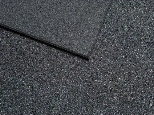 Commercial Rubber Gym Mat Plain, White or Blue fleck