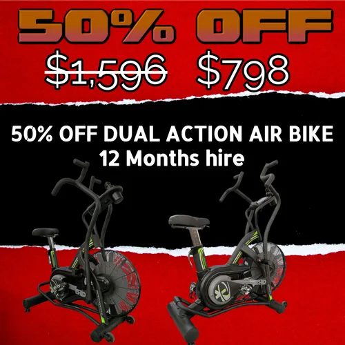 50% OFF DUAL ACTION AIR BIKES 12 Month hire