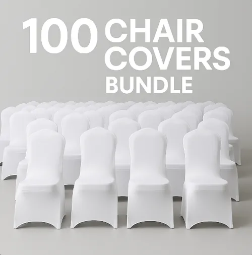 100 Chair Covers Bundle