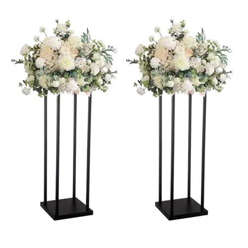 Flower Stand Centerpieces (31-inch Tall Geometric Gold Elegant Flower Stand Centerpiece)