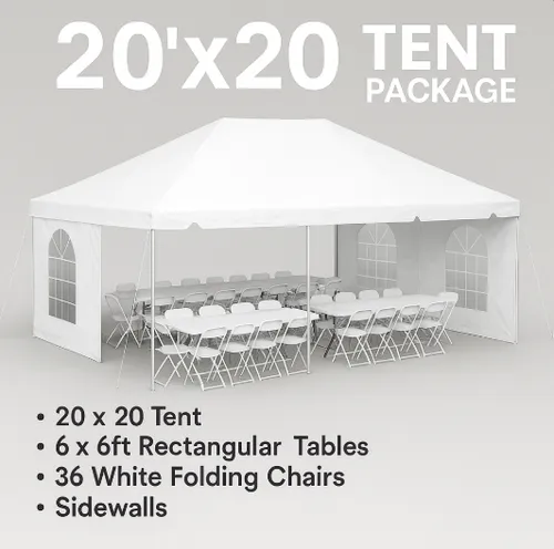 20' x 20' Tent Package