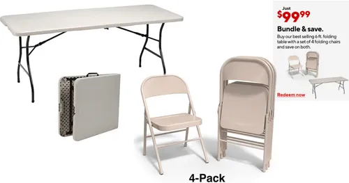 $99 Chair & Table Bundle
