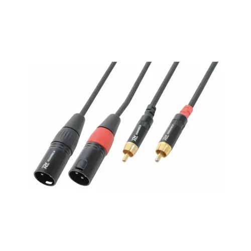 2x XLR naar RCA kabel