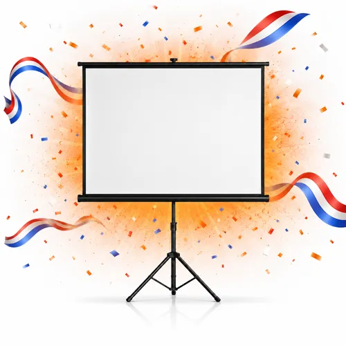 Projectiescherm WK