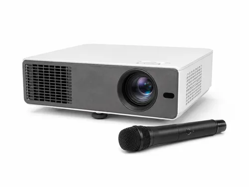 Beamer met microfoon