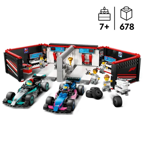 60444 - CITY - F1® Garage & Mercedes-AMG & Alpine Cars
