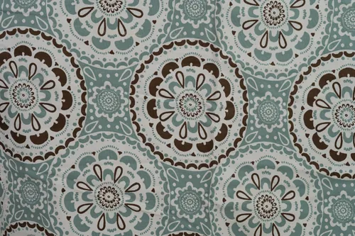 Blue & Brown Floral Background 6X 5.5