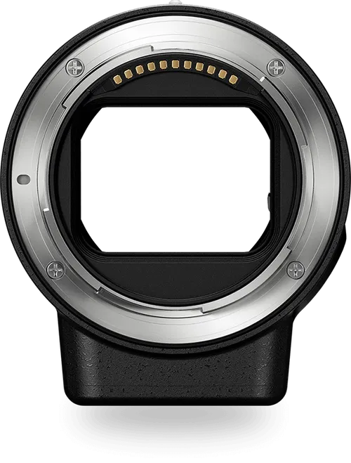 Nikon FTZ lens adapter (used to attach DSLR lenses to mirrorless camera body)