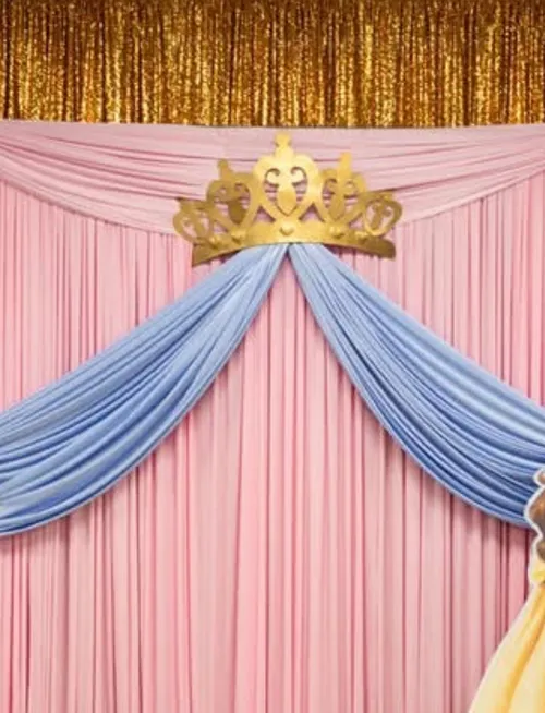 Rental - Gold Metal Crown for Wall or Backdrop Decor