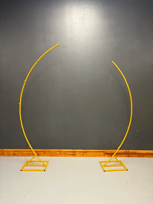 Half Moon Backdrop Arch Stand 2 Pcs Set 