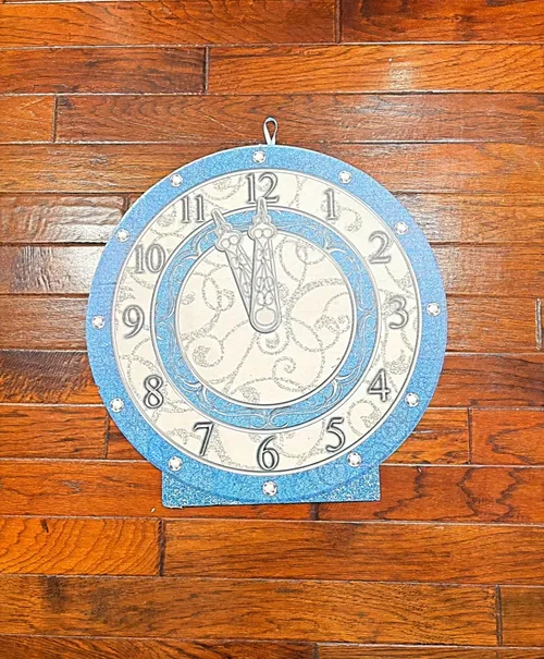 Rental - Cardboard Cutout Stand Up - Cinderella Clock - Disney